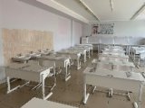 Оснащение классов школьной мебелью в требуемой цветовой гамме по габаритам заказчика.