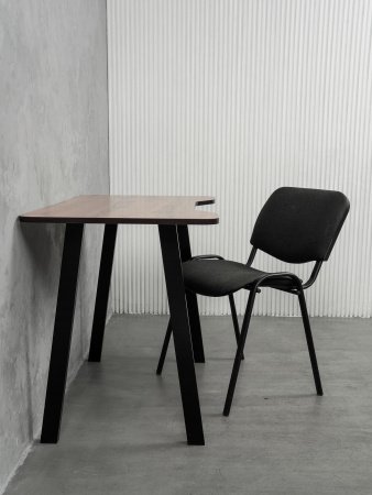АСТЕК Стол Геймерский-110, компьютерный, игровой, письменный, для пк и ноутбука (ЛДСП Дуб Вотан, опоры черные)