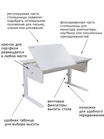 Письменный стол Астек Лидер с выдвижным ящиком купить в интернет-магазине Aeparta