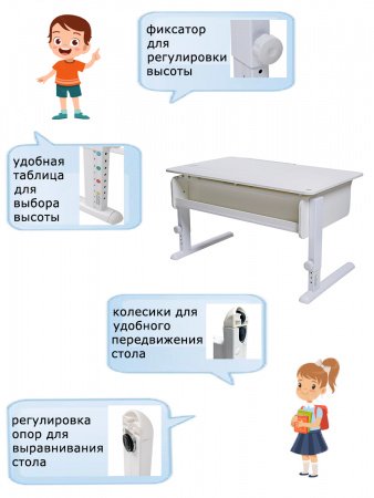 Письменный стол Астек Лидер с выдвижным ящиком купить в интернет-магазине Aeparta