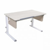 Парта Лидер с газ-лифтом (без ящика) Рамух Береза Белый