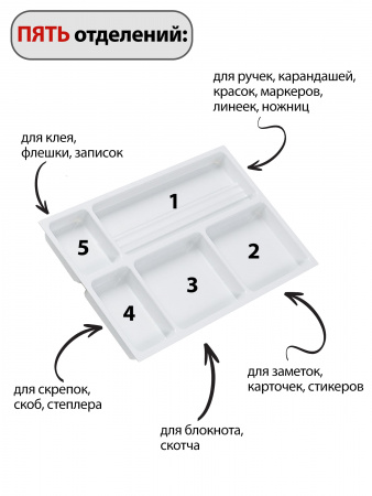 Органайзер для канцелярии в ящик купить в интернет-магазине Aeparta