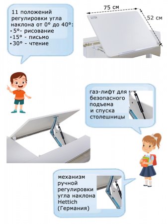 Письменный стол Астек Лидер с выдвижным ящиком купить в интернет-магазине Aeparta
