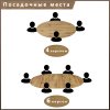 Стол Мюнхен-90 круглый раздвижной 90х90/120 купить в интернет-магазине Aeparta