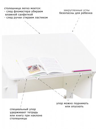 Растущая парта Колибри Лайт купить в интернет-магазине Aeparta