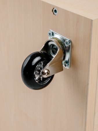 Стеллаж-тумба малая, открытая, с 3 ящиками Береза Береза