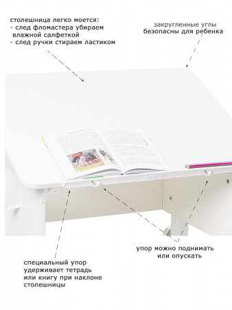Растущая парта Твин Лайт купить в интернет-магазине Aeparta
